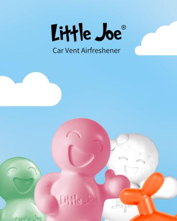 DÉSODORISANT VOITURE Little Joe® GRIS, Applicable sur Grille d' Aération  Volvo